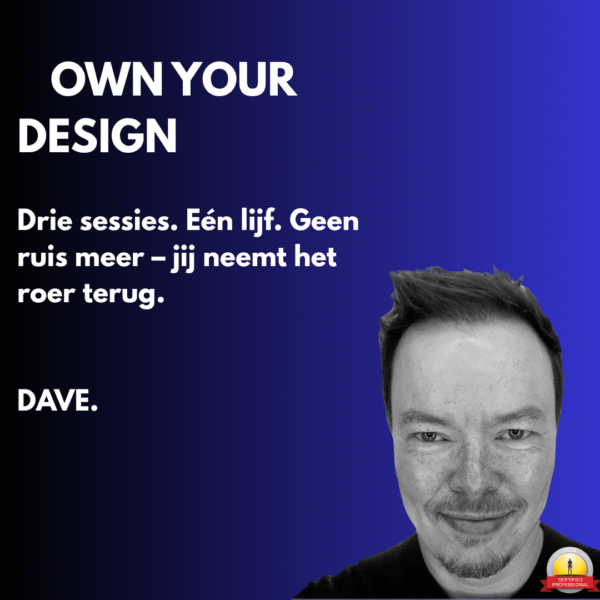 OWN YOUR DESIGN | 3 sessies – decode, embody & integrate (compleet traject)